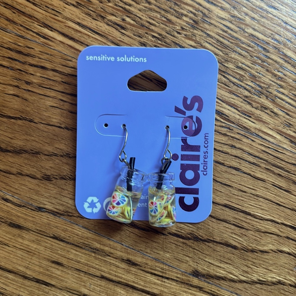 Claire's Vibrant Fruit Charm Earrings